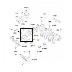 Горивна Линия Влизане На Въздух Ford C-Max Focus C-Max Focus II 1440440