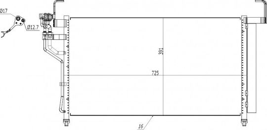 Radiator Aer Condiționat Hyundai H1 2.5 07 976064h200