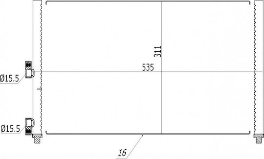 Радиатор Климатик Idea 1.3-1.9jtd 04 51708909