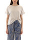 Γυναικείο T-shirt Μπεζ