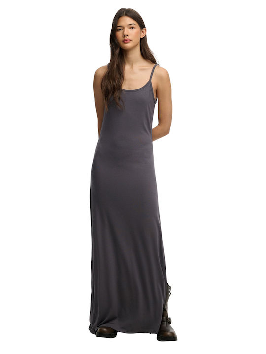 Superdry Cami Summer Maxi Slip Dress with Teari...