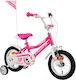 Indiana Roxy 12" Bicicletă Copii BMX Roz