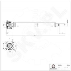 Άξονας Μετάδοσης Κίνησης Bmw 3 7 X3 X4 X5 X6 X7 26208678680 Άξονας Μετάδοσης Κίνησης Bmw 3 7 X3 X4 X5 X6 X7 26208678680