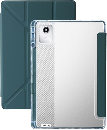 Case Lenovo Tab K11 Gen 2 Idea Tab Xiaoxin Pad 11 2025 Oem Flip Case Synthetic Leather Pu Tpu Dark Green Stand