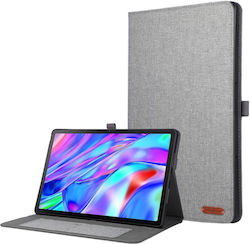 Калъф Lenovo Idea Tab Plus Oem Флип Калъф Синтетична Кожа Pu Tpu Сив Wallet Стойка Калъф Lenovo Idea Tab Plus Oem Флип Калъф Синтетична Кожа Pu Tpu Сив Wallet Стойка