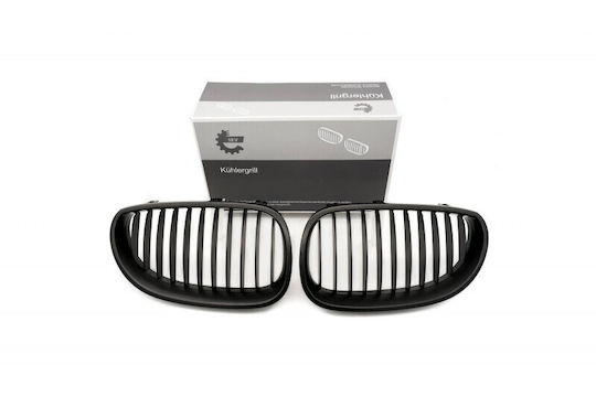 Kappe Für Motorabdeckung Monochrome Matte Schwarze Für BMW 5 E60 51712155447