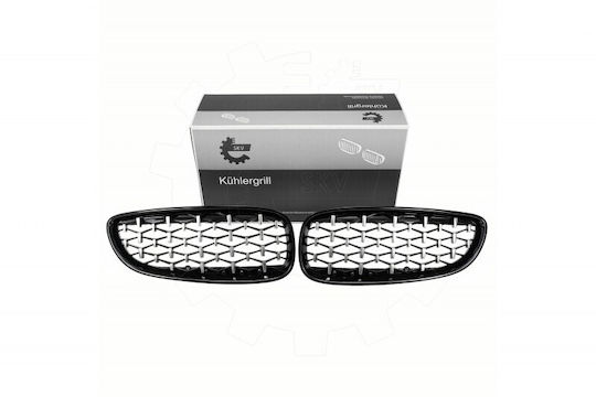 BMW Z4 E89 51137191509 Vollständige Linke Oder Rechte Kühlermaske Diamant Schwarz Glänzend Silber