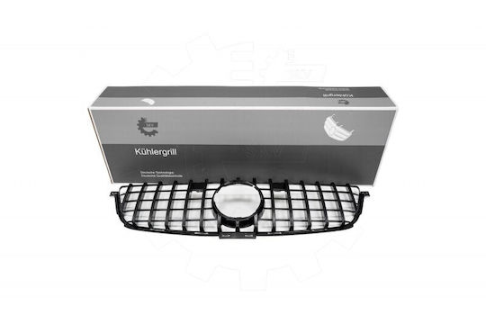 SKV Auto Dekorative Maske GTR Schwarz Glänzend Mercedes M-Klasse W166 2013-2015 A166880098590
