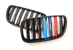 BMW X3 E83 2006.03-2010.11 Auto Dekorative Masken Glänzendes Schwarz Set 3 Farben 2 Stück Rechts Links Tuning