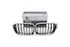 BMW X3 F25 Facelift Set Linke Oder Rechte Doppelstreifen Schwarzes Chrom Kühlergrillmaske
