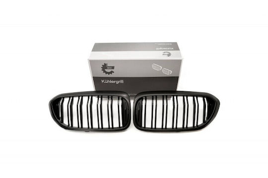 Bmw 5 G30 51712430993 Doppelte Streifen Mattschwarzes Motorabdeckung