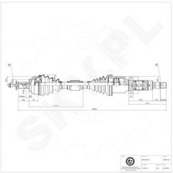Ημιαξόνιο Κίνησης Ford C-max Focus Ii Volvo C30 S40 Ii V50 Εμπρός Δεξιά 1510274 Ημιαξόνιο Κίνησης Ford C-max Focus Ii Volvo C30 S40 Ii V50 Εμπρός Δεξιά 1510274