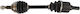 SKF Half Axle Peugeot 407 2.0 Hdi Left 608mm 98 043 364 80