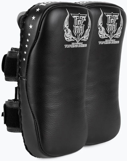 Top King Boxing Kampfsportziele Hand Polze Tkn 2Stücke Schwarze