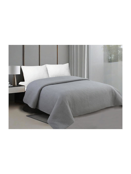 Linea Home Peak Κουβερλί Υπέρδιπλο Γκρι 220x240cm