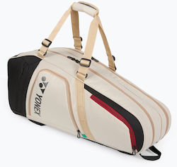 Yonex Schulter-/Handtasche Tennis 6 Schläger Beiges