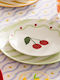 Fruit Plate Ø19 S-d Fruity Cherry 212332a Ø19 Porcelain
