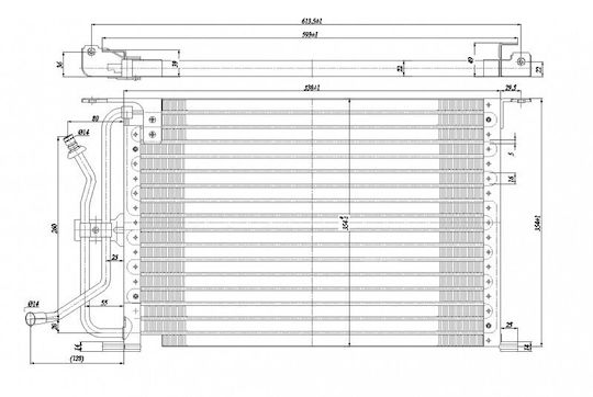 Condensator Climatizare Fiesta Iv 1.3 95 1004001