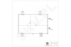 Mazda 2 Cx-3 D11r61480 Air Conditioning Condenser