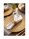 Placemats Seaweed Two-Tone 35x35x0cm Yellow Kaeming