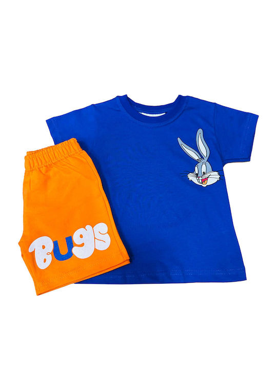 Kids Set With Shorts Summer 2 Pieces Blue