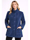 Nina Club Winter Women's Robe Navy Blue