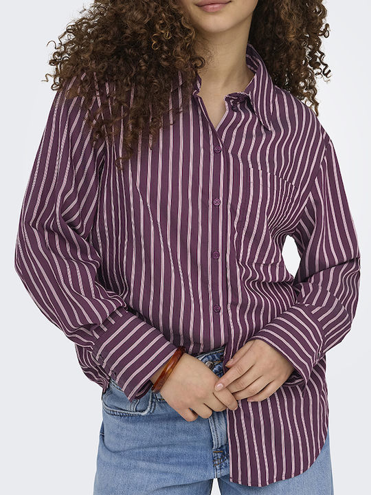 Women's Shirt Grape Wine