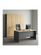 Подова Venturo Антрацит - Натурална Бук 160x40x200см