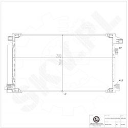 Ψυγείο Κλιματισμού Toyota Prius Αφυγραντήρα 8846047020