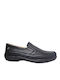 Leather Men's Casual Black Shoes 19500-NA-BLACK