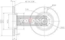 Disc De Frână Partea Din Față Chrysler Sebring Stratus 2.0-2.7 95-07 4695186
