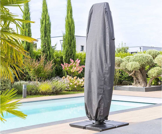 Hesperide Protective Umbrella Cover 70x40x257cm in Grey Color