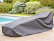 Hesperide Protective Cover for Chaise Lounge 220x145x90cm in Grey Colour