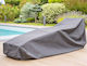 Hesperide Protective Cover for Chaise Lounge 170x90x60cm in Grey Color