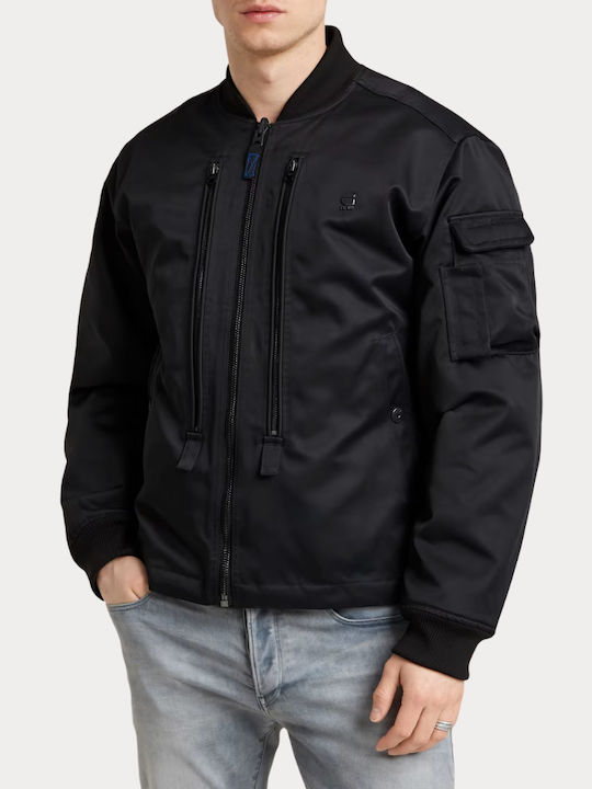 Μπουφάν Bomber Διπλής Όψης Dk Black