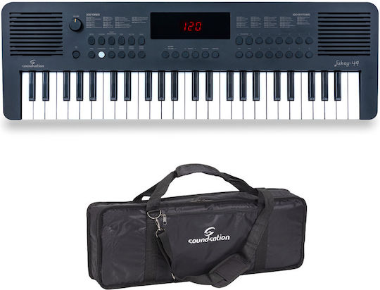 Soundsation Αρμόνιο Jukey 49 με 32 Πλήκτρα με Θήκη Μαύρο BUNDLE