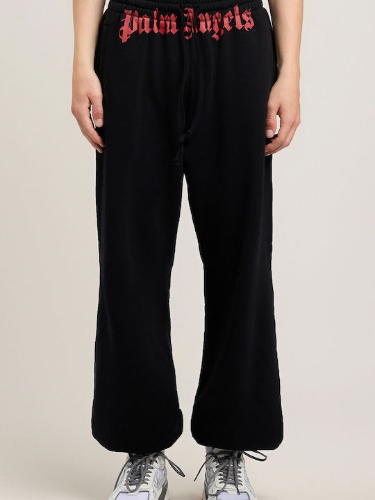 Palm Angels Pantaloni De Trening Negri Palm Angels Pantaloni De Trening Negri