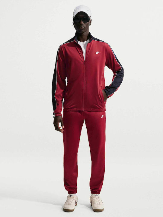 Pantaloni De Trening Roșii Lucioși Cu Elastic Red