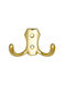 Roline Wooden Gold Wall Hanger 4.5x7cm