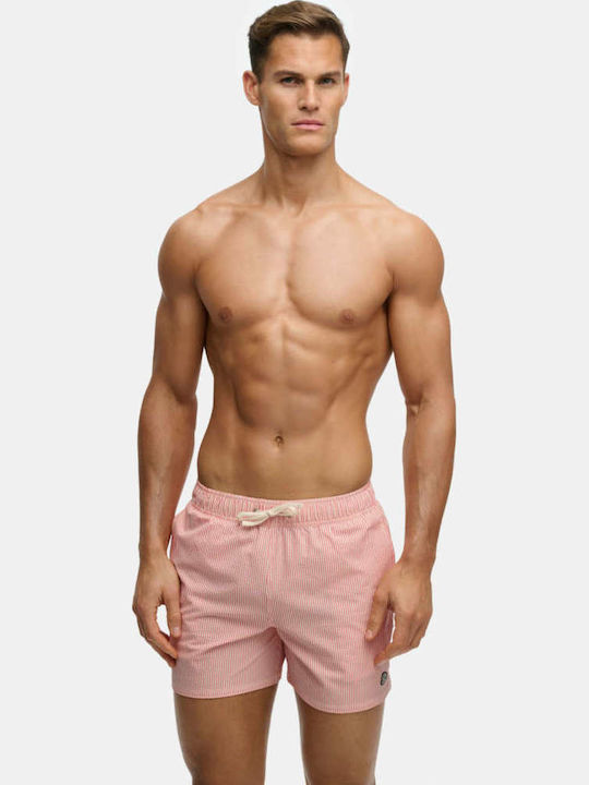 Superdry Superdry Men's Swim Shorts Pink Striped
