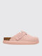 Fae Leder Damen Hausschuhe Rosa