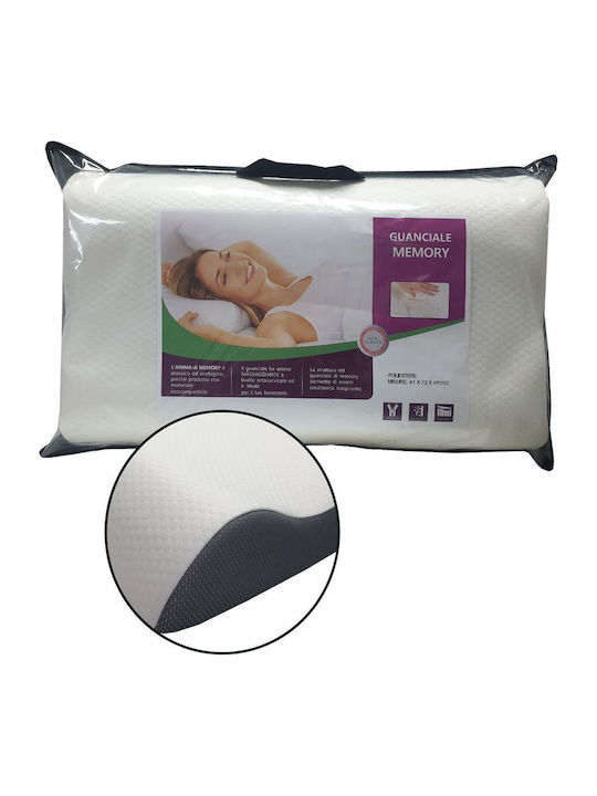Le Blanc Bed Pillow Memory Foam Anatomic 72x41x12cm