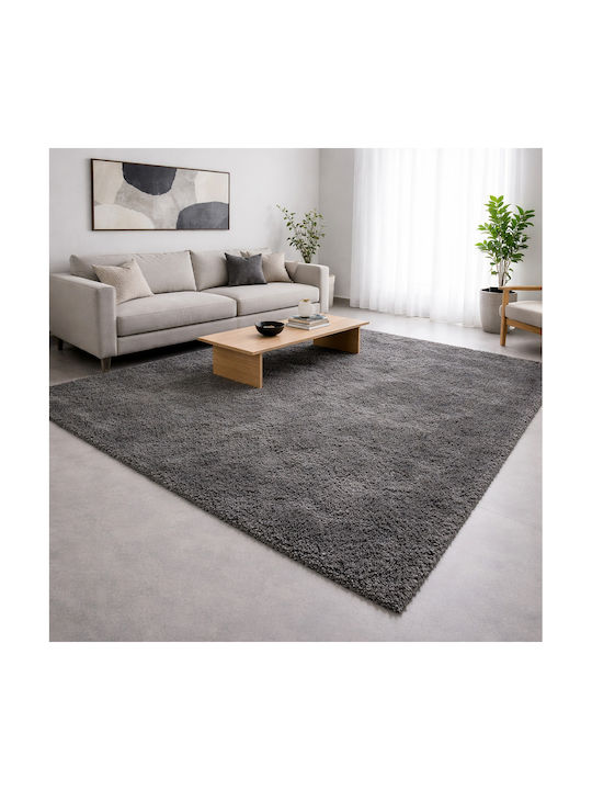 Soft Touch Χαλί Ορθογώνιο Γκρι 160x230cm