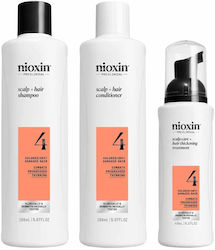 Nioxin 4 Haarpflege-Sets mit Shampoo Conditione...