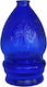 Vigil Oil Lamp Glass Oil Blue Color 20x10.5 Cm