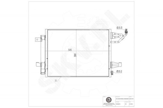 Ψυγείο Κλιματισμού Mitsubishi Colt Vi Smart Forfour Mr568975