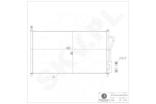Condensator Aer Condiționat Ford Focus I 1062380