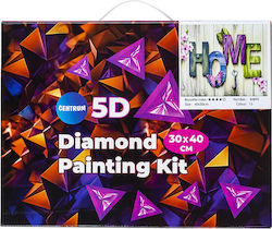 Centrum 5d Diamond Mosaic Kit 'home' 30x40cm 80895