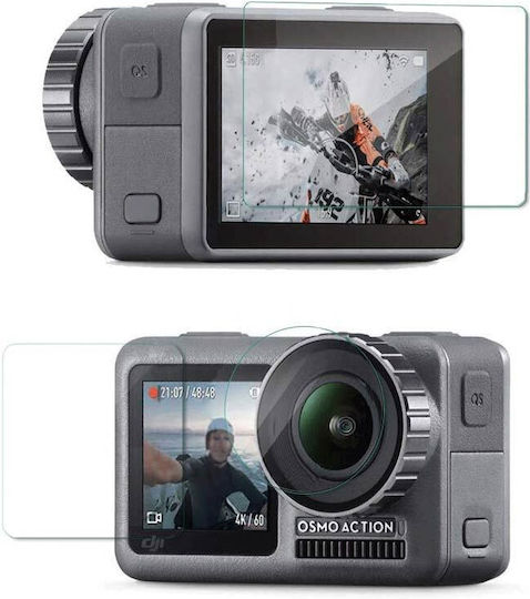 Протектор За Стъкло Dji Osmo Action И За Двата Екрана И Обектива