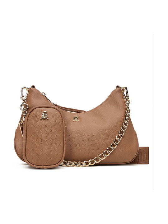 Steve Madden Bsin Γυναικεία Τσάντα Ώμου Καφέ